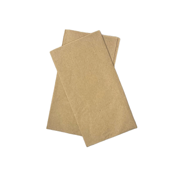 1ply or 2ply Dinner Napkin – Brown (Side/Fully Embossed)