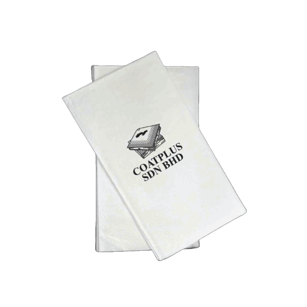 1ply or 2ply Luncheon Napkin 30/33cm – White Printing With Logo (Side/Fully Embossed)