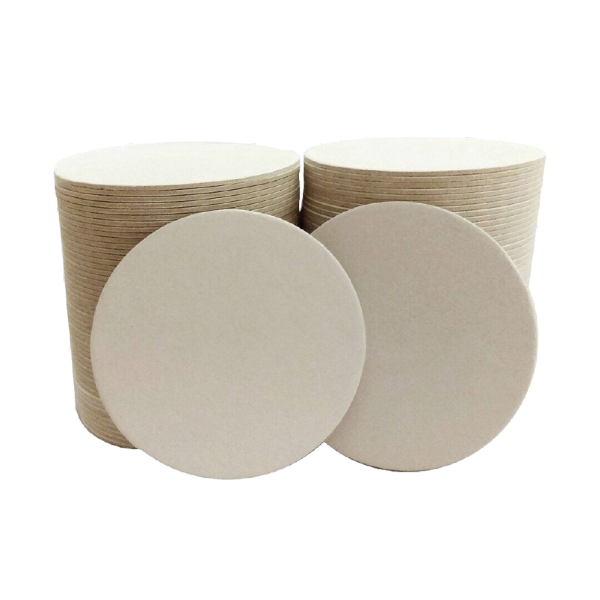 PLAIN WHITE COASTER